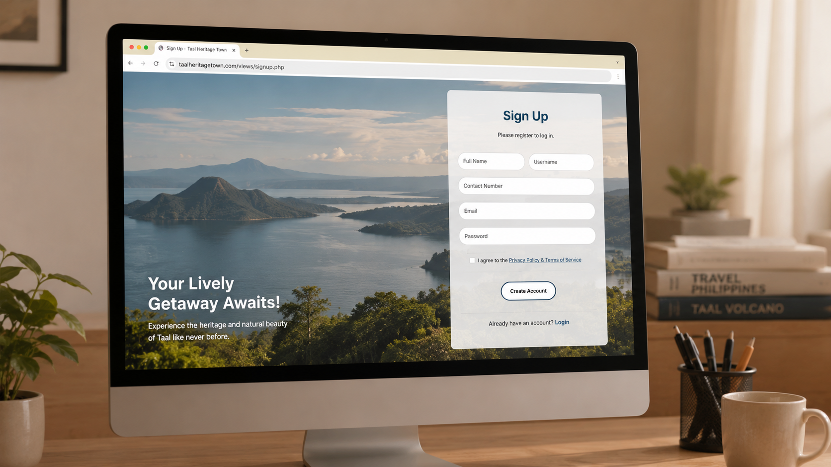 Taal Volcano and its lake